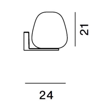 Specification Image for Foscarini Rituals Wall light