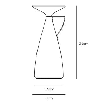 Specification Image for Kartell Camomille LED Portable Lamp