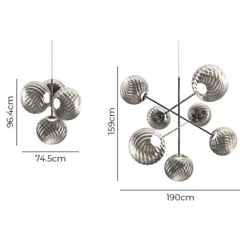 Specification Image for Tom Dixon Whirl Chandelier 