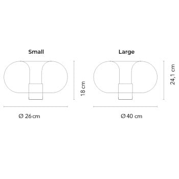 Specification Image for Fontana Arte Fontanella Table Lamp Specification Image for Fontana Arte Fontanella Table Lamp