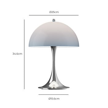 Specification Image for Louis Poulsen Panthella Originals 250 V3 LED Portable Lamp