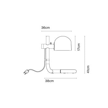 Specification Image for Marset Lauro Table Lamp