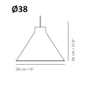 Specification Image for Muuto Top Pendant Light