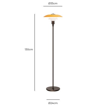 Specification image for Louis Poulsen PH 3½-2½ Floor Lamp Centenary Edition