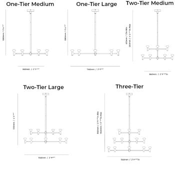 Specification Image for Tala Root Chandelier