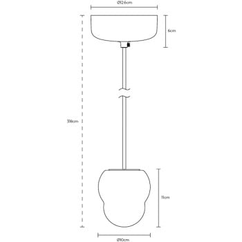 Specification Image for Pholc Fall Pendant