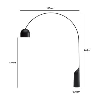 Specification Image for Kartell Luce LED Floor Lamp