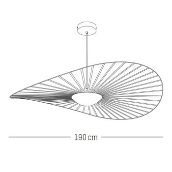 Specification image for Petite Friture Vertigo Nova LED Pendant