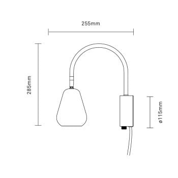 Specification Image for Nuura Anoli Spot Wall Light