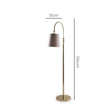 Specification Image for Porta Romana Hugo Floor Lamp