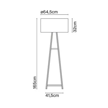 Specification Image for Marset Cala Floor Lamp