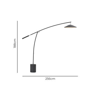 Specification Image for Muuto Contra Floor Lamp