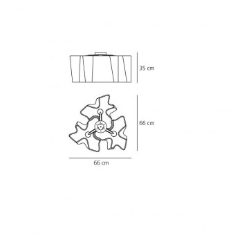 Specification image for Artemide Logico Ceiling 3 x 120° Light