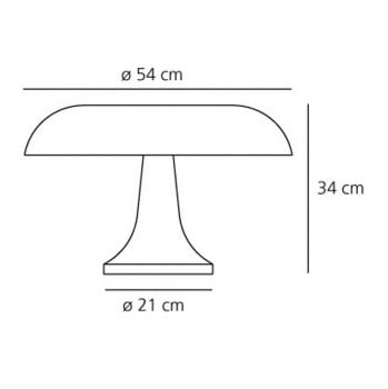 Specification image for Artemide Nesso Table Lamp