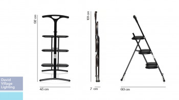 Specification image for Kartell Tiramisu Step Ladder