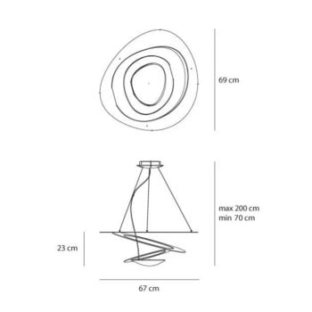 Specification Image for Artemide Pirce Mini Suspension