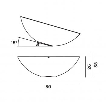 Specification image for Foscarini Solar Outdoor Light