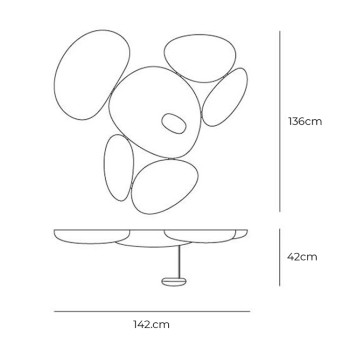 Specification Image for Artemide Skydro LED Ceiling Light