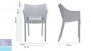 Specification image for Kartell Dr NO Armchair