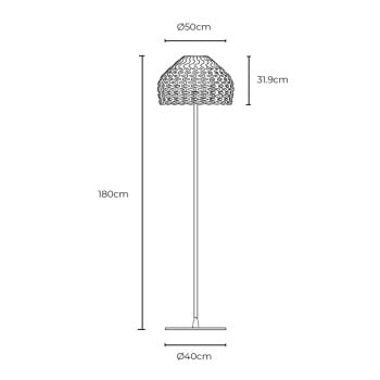 Specification Image for Flos Tatou Floor Lamp