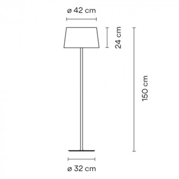 Specification Image for Vibia Warm Floor Lamp