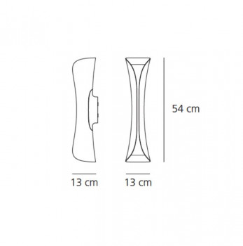 Specification image for Artemide Cadmo Wall Light 
