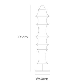 Specification Image for Artemide Falkland Floor Lamp