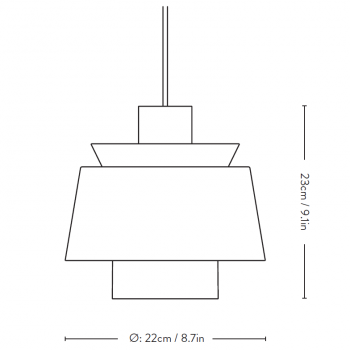 &Tradition Utzon JU1 Pendant Specification