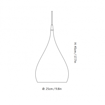 Specification image for &Tradition Spinning BH1 Pendant