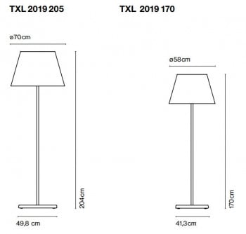 Marset TXL 2019 Outdoor Floor Lamp