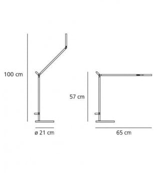 Specification image for Artemide Demetra Table lamp