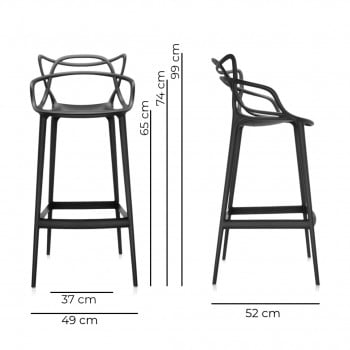 Specification image for Kartell Masters Stool