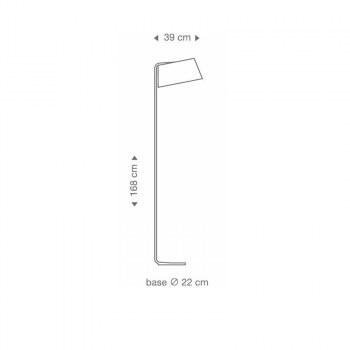 Secto Owalo 7010 LED Floor Lamp Specification 
