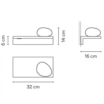 Specification Image for Vibia Suite 6041 LED Wall Light