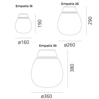 Specification Image for Artemide Empatia LED Wall/Ceiling Light