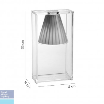 Specification image for Kartell Light Air Table Lamp