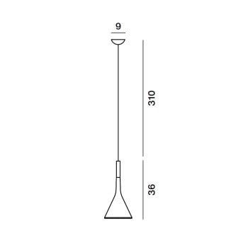Specification Image for Foscarini Aplomb Pendant