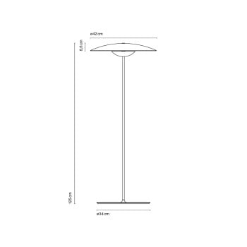 Specification Image for Marset Ginger P LED Floor Lamp