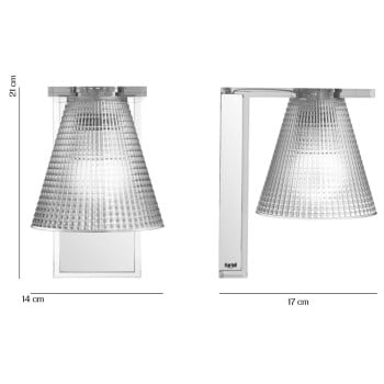Specification Image for Kartell Light Air Wall Light