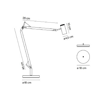 Marset Polo LED Table Lamp Specification 