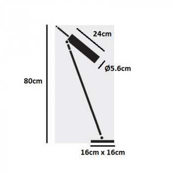 Catellani & Smith Lucenera 500 LED Table Lamp Specification 