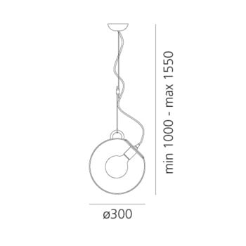 Specification Image for Artemide Miconos Suspension Light