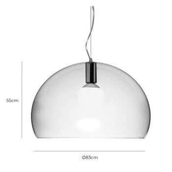 Specification Image for Kartell Big Fly Pendant