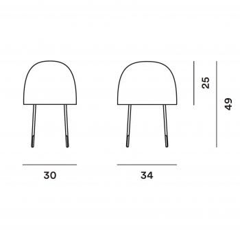 Specification image for Foscarini Kurage Table Lamp