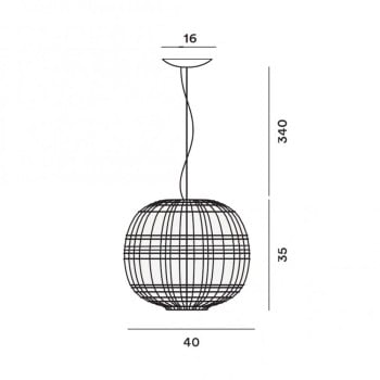Specification Image for Foscarini Tartan Pendant