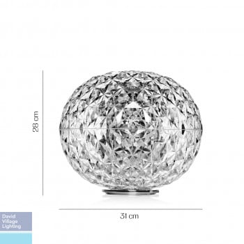 Specification image for Kartell Planet LED Low Table Lamp