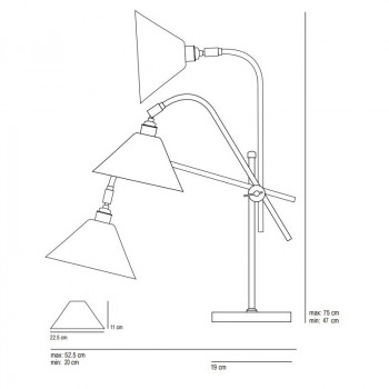 Original BTC Task Ceramic Table Lamp Specification
