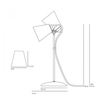 Original BTC Hector Pleat Table Light Specification