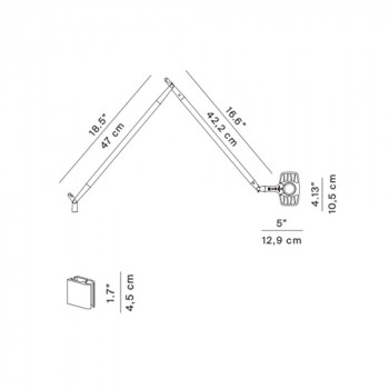 Specification Image for Luceplan Otto Watt Wall Lamp