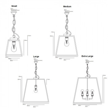 Original BTC Quad Pendant Light Specification